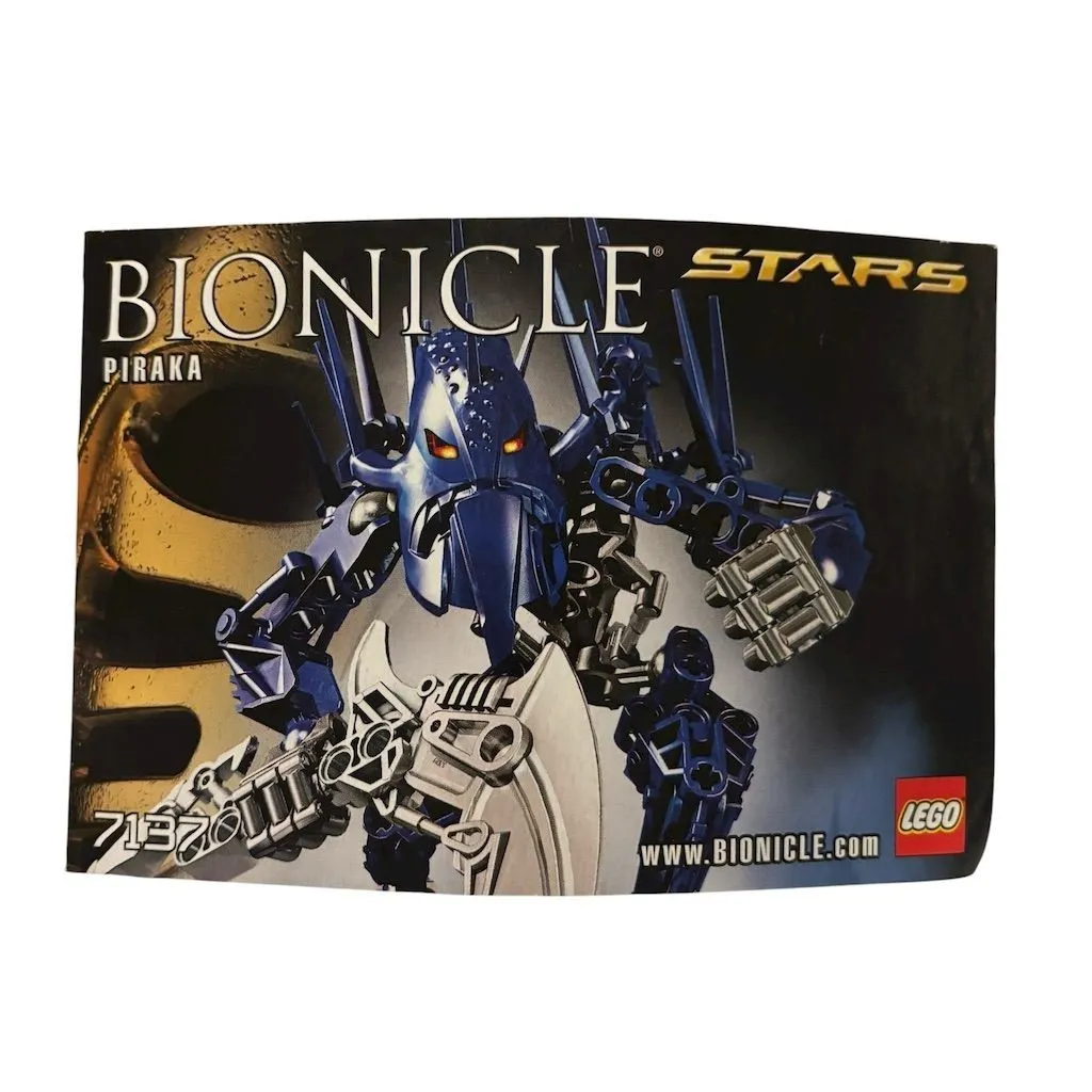 LEGO Bionicle Piraka Instruction Manual 7137 Vintage Retired MANUAL ONLY