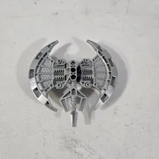 LEGO Bionicle Pearl Gray Double Curved Blade Scarab Shield Half Part 64299 A10