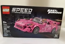 LEGO 77241 Speed Champions Pink Honda S2000 2 Fast & 2 Furious Car New