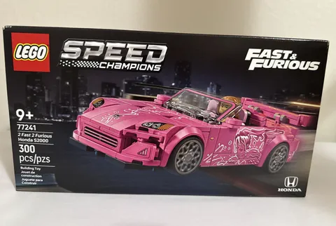 LEGO 77241 Speed Champions Pink Honda S2000 2 Fast & 2 Furious Car New