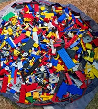 Lego Lot, 1970's to 1980's, Instructions, Manuals. Lego Drawstring Storage Bags!