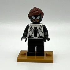 LEGO MINIFIGURES Spider-Girl Black-and-White Outfit (sh0615)