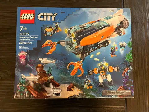 LEGO (60379) City: Deep-Sea Explorer Submarine Building Set - New Sealed Retired