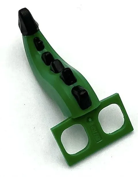 Lego New Green Minifigure Costume Tail Dragon w/ Black Spikes Part