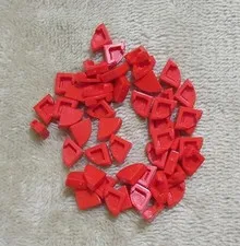LEGO Tile, Round 1 x 1 Quarter Red no. 25269 (Qty 50) *NEW*