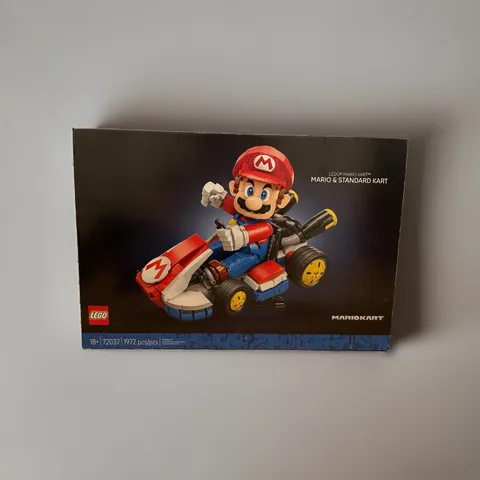 LEGO Super Mario Mario Kart Mario & Standard Kart 72037 1972pcs Age 18+