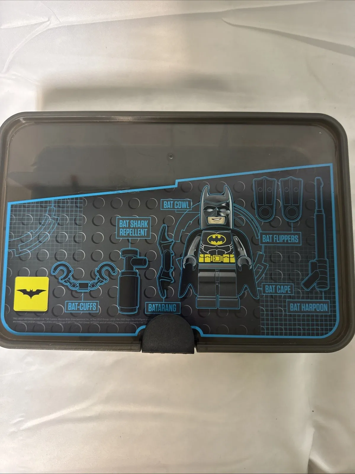The LEGO Batman Movie Collector Storage Box Translucent Black 2017