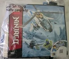LEGO NINJAGO 70673 Ice Dragon Attack Mostly complete 