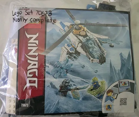 LEGO NINJAGO 70673 Ice Dragon Attack Mostly complete 