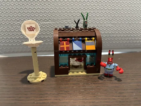 Snap Switch SpongeBob SquarePants Krusty Krab Plankton Food Restaurant Toy Lego