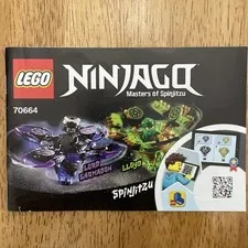2 Lego Ninjago Manuals Only