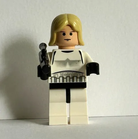 LEGO Star Wars Storm Trooper Luke sw0204 USED GOOD CONDITION INCL HELMET