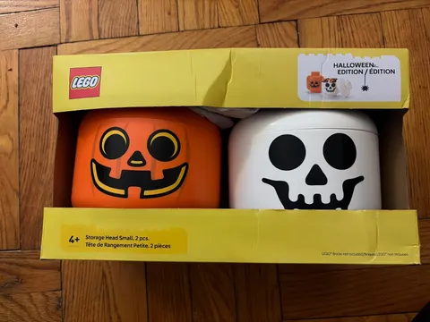 lego storage head small 2 pcs. 