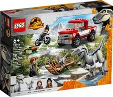 LEGO Jurassic World 76946 Blue & Beta Velociraptor Capture 181pcs Set