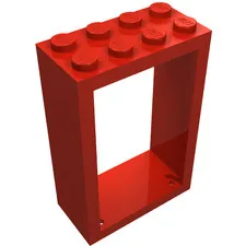 5x LEGO® Part 4130 - Door, Frame 2 x 4 x 5