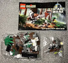 LEGO Star Wars Speeder Bikes 7128 Episode VI 93pc Vintage Retired Set