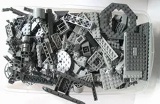Lego Bricks, Bulk Lot, 3 pounds of Gray  - from various sets