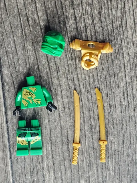 LEGO NINJAGO - Lloyd DX Minifigure - Torso Legs & Helmet Only - NO HEAD!