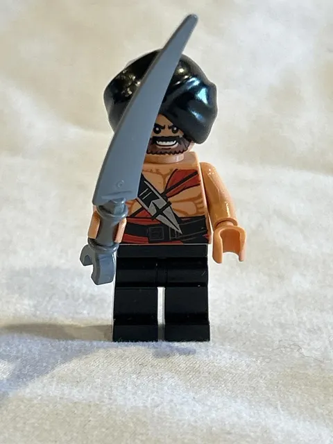 Lego Temple Guard 2 Minifigure Indiana Jones 7199 Temple of Doom Saber & Turban