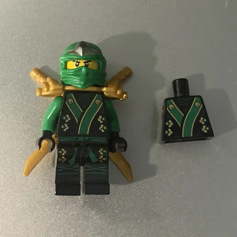 Lloyd Zx Hood Kimono Ninjago LEGO® Minifigure w/ Swords +   extra torso