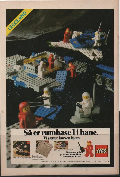LEGO ADVERTISING INSERTS #  1-1059 # SPACE # 1982 #