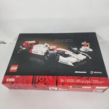 LEGO Icons 10330 McLaren MP4/4 & Ayrton Senna 693 Pcs NEW Sealed F1 Formula 1