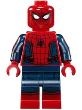 LEGO® Minifigure Super Heroes sh0420 Spider-Man Black Web Pattern Red Torso Smal