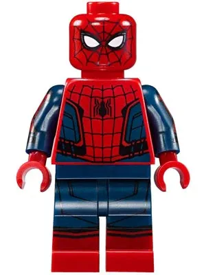 LEGO® Minifigure Super Heroes sh0420 Spider-Man Black Web Pattern Red Torso Smal