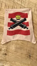 Lego sailbb17 Imperial Flagship 6271 Tan 25 x 25 Sq Cloth Sail Crossed Cannons