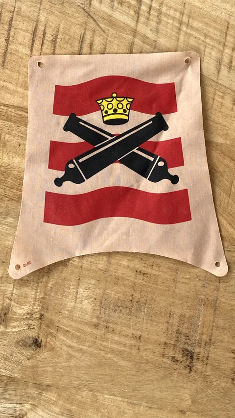 Lego sailbb17 Imperial Flagship 6271 Tan 25 x 25 Sq Cloth Sail Crossed Cannons