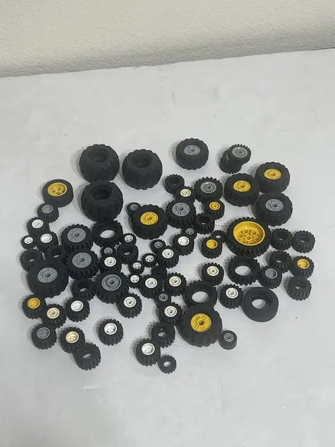 LEGO Wheels + Tires Bulk Lot