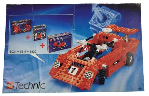 Lego Idea Book 120270 Technic Racer Instructions Manual Only 8815 *NO BRICKS*