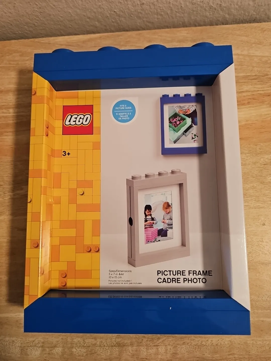 LEGO Classic Blue Picture Frame #4113 with Matting - NEW Fits 5" X 7" Photos