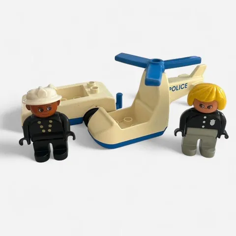 Vintage Lego Police Duplo 4 piece set