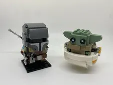 LEGO BrickHeadz Star Wars 75317 The Mandalorian & The Child 295pcs Retired