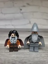 Lego Lord of Rings The Hobbit Bifur Dwarf Gandalf The Grey Minifigure Lot 79002