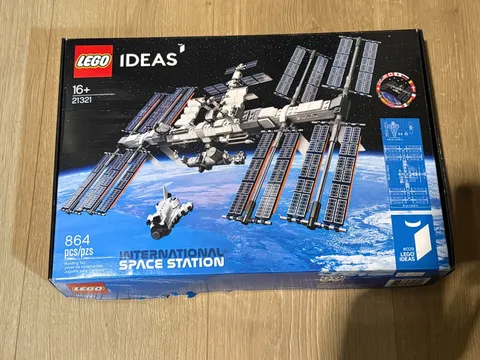 International Space Station (21321) Retired LEGO Ideas - Partially Constructed