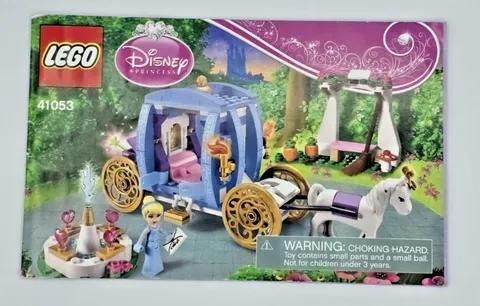 Lego 41053 Disney Princess Cinderella's Dream Carriage Instruction Booklet 2014
