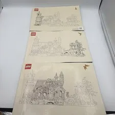 LEGO® Icons 10316 THE LORD OF THE RINGS: RIVENDELL™ 3 Instruction Manuals Only 