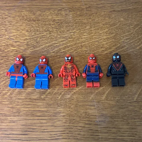 LEGO Marvel Spider-Man Minifigure Lot Including 5 Minifigures