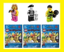 3 SEALED 8684 Blind Bags LEGO Ser 2 MINIFIGURES Pop Star Mime Weighlifter $6Sh