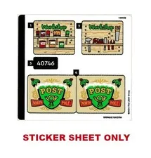 LEGO 40746 - Holiday & Event: Christmas - Santa's Delivery Truck - STICKER SHEET
