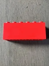 LEGO 73090a Red Modified Weighted Brick 2x6x2 Electric Train - 1 Piece