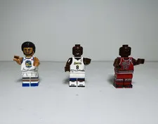 LEGO Custom NBA Minifigures Lot Curry 30 Bryant 8 Jordan 23