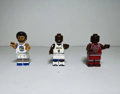 LEGO Custom NBA Minifigures Lot Curry 30 Bryant 8 Jordan 23