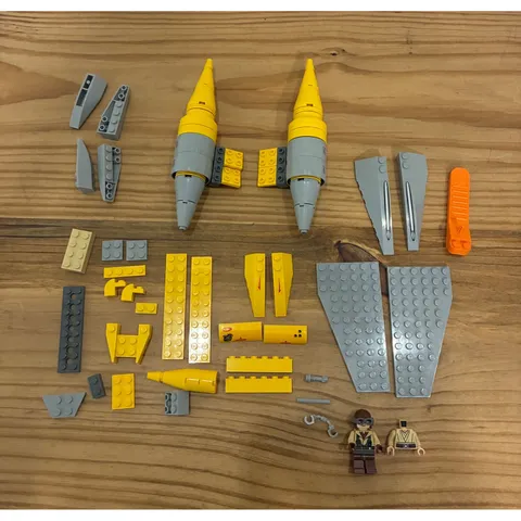 Lego Star Wars Partial Sets Lot 75299 7141 Naboo Starfighter Landspeeder Pieces