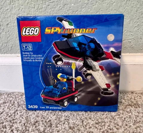 LEGO 3439 Rare VINTAGE Spy Runner, dated 2000, Unopened, Sealed Box!! Mint! 