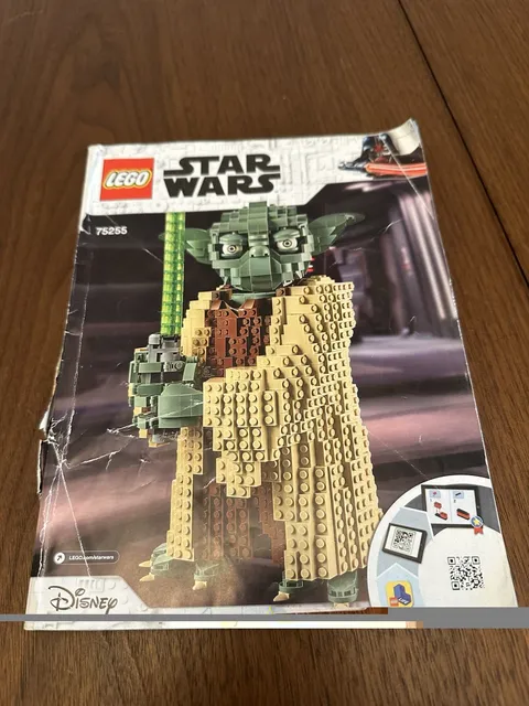 LEGO Star Wars Yoda Manual Only 75255