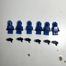 LEGO Star Wars Clone Wars Lot of 6 Senate Commando Troopers