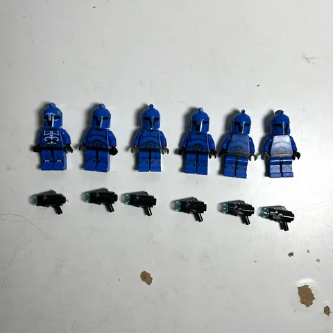 LEGO Star Wars Clone Wars Lot of 6 Senate Commando Troopers